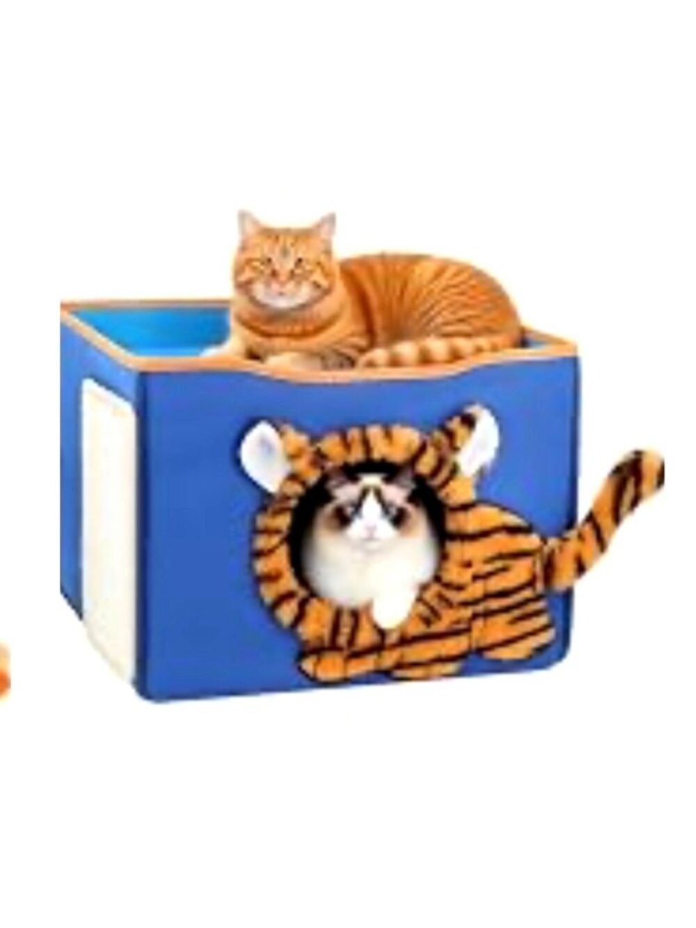 Cat Bed Interactive Kitten Toy Scratch Board
